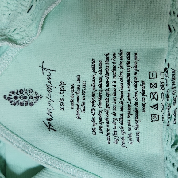 Nwot Free People Intimately Crochet Trim Triangle Bralette - Picture 6 of 6